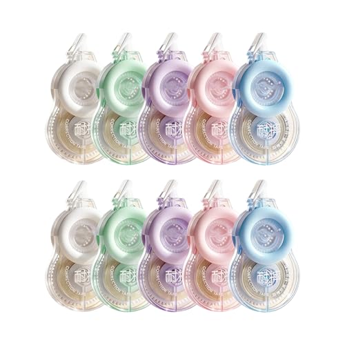 Ruban correcteur ergonomique beige correction recyclable école - 3