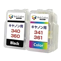 Amazon.co.jp: 3年保証 大容量 キャノン 互換 BC-360 + BC-361 / BC