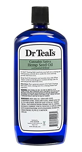 Dr Teal's Pure Epsom Salt Soaking Solution Hemp Seed Oil 3 LBS (1.36 Kg) Bundle with Dr Teal's Foaming Bath with Pure… - Image 6