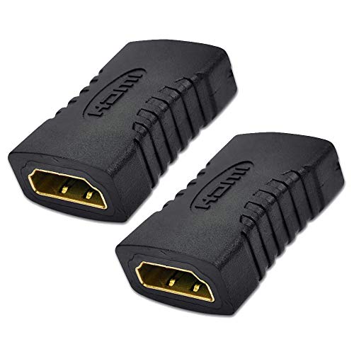 Adaptador HDMI Hembra Hembra - Empalme HDMI - 4K 2K 60HZ 1920p,1080p. (2 Unidades)