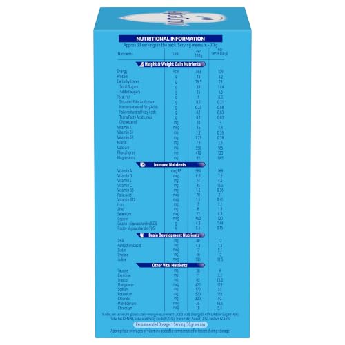 Image of AptaGrow Chocolate Flavoured Nutritious Milk Drink for Children 3-6 Years|with Prebiotics & 11 Immuno-Nutrients|Supports Immunity, Brain Development, Height Gain, Bone Development & Energy |1kg BIB