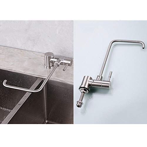 Miniatura 2 de Grifo Cocina Osmosis Abatible, Grifo Cocina Y Osmosis, Acero Inoxidable 304, Grifo Abatible Fregadero, Grifo, 1 2 -A Cepillado