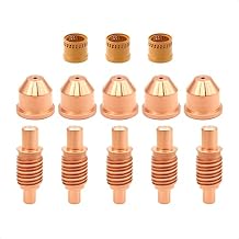 13pcs PLAXCON LC125M Tip BK14300-11 Electrode BK14300-1 Swirl BK14300-13 fit Lincoln LC125M Torch Flexcut 125 Cutter Consumables