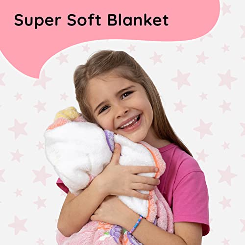 Glow In The Dark Unicorn Blanket For Girls - Unicorns Gifts For Girls - Soft Plush Pink Unicorn Throw Blanket - Gifts For Girls - Unicorn Gifts - 50" X 60" - Pink #TOP2