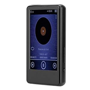 Yunir Bluetooth 4.2-speler, digitale audiospeler met 3,0-inch IPS-scherm, muziekspeler met geïntegreerde luidspreker, MP3-muziekspeler