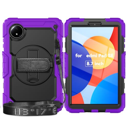 Funda giratoria Xiaomi Redmi Pad SE 8.7 2024 con soporte para lápiz
