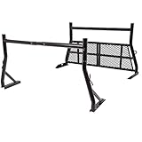 Apex ALRHADLX Adjustable Aluminum Pickup Truck Utility and Headache Rack - 500 lb Cap