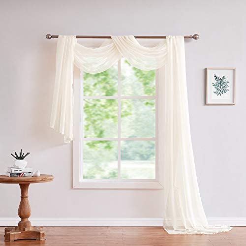 Warm Home Designs Light Beige Bed Canopy Curtains In 55 X 360 Inch Size. Our King Canopy Bed Curtains Work Great As Kids Canopy, Bed Scarf, Bed Curtain Or To Enhance Bed Decor. Bc Beige 360" #TOP4