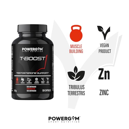 Miniatura 5 de Powergym Tboost 120 Cápsulas Potenciador Muscular Natural, Mejora El Crecimiento Y Recuperación Muscular Formula Con Tribulus Terrestris, Magnesio, Zinc Y Vitamina B6