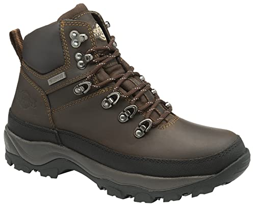 Northwest Territory Mens Rayrock Lace Up Premium Leather Waterproof HikingWalkingOutdoor Lace Up Boot