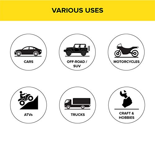 Stancemagic - 0.25Oz 1/4Oz - Gray Adhesive Stick On Wheel Weights, Easy Peel, Low Profile, Zinc Plated Steel Balancing Weights For Cars Bikes Atv Utv, 1.125 Lb Box (18Oz), Contains 72 Pieces #TOP6