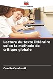  Lecture du texte littéraire selon la méthode de critique globale