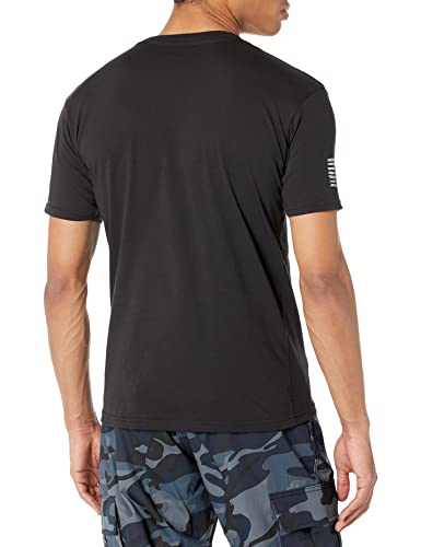 Rothco Distressed Us Flag Athletic Fit T-Shirt, L, Black #TOP1