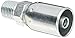 EATON Weatherhead Coll-O-Crimp 12U-P16 Male Right Fitting, Straight Thread O-Ring, Low Carbon Steel, 3/4" Hose ID, 1" Tube Size