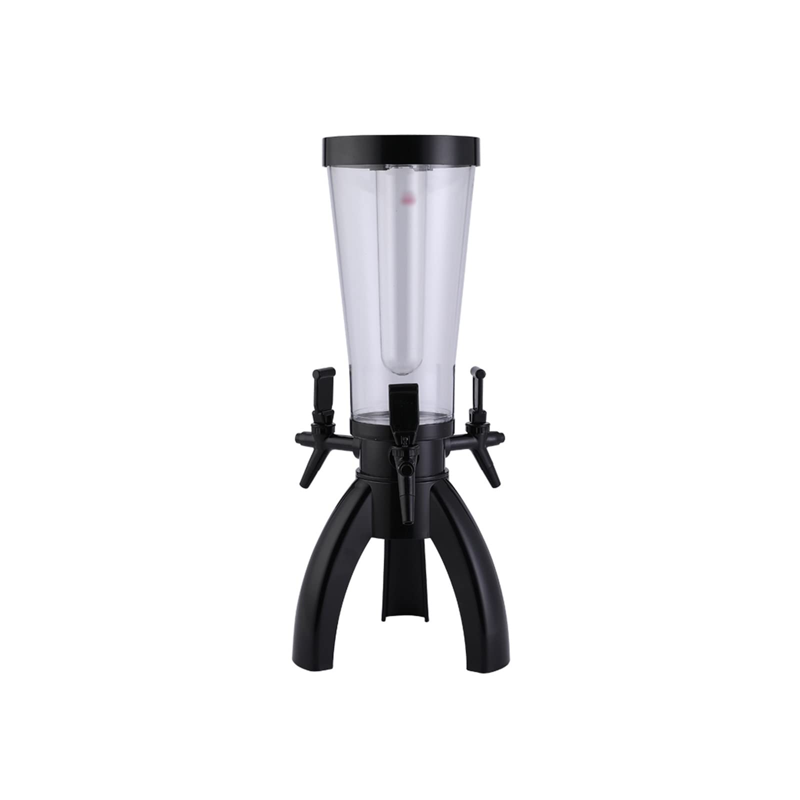 3L Tower Beer Dispenser with Icicles and Lights, Beverage Dispenser with Faucets, Beer Dispenser for Party, Bar, Home and Outdoor, Tower Beverage Dispenser