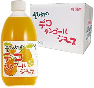 えひめのデコタンゴールジュース 500ml瓶 × 6本入 (1箱 (6本))