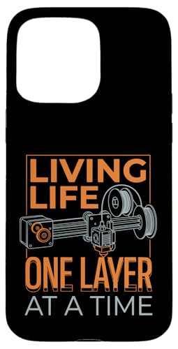 Living Life One Layer At A Time Funny 3D�v�����g�f�U�C�� �X�}�z�P�[�X iPhone 15 Pro Max �p