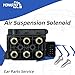Yongtoparts Air Suspension Solenoid Valve Block 7P0698014 Compatible with Jeep Grand Cherokee, Ram 1500 3500, VW Touareg, XC90 XC60, Audi Q7, Porsche Cayenne Panamera Replace OE 95835890300