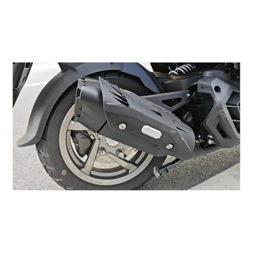 Bouclier Thermique Moto en ABS Carbone Protecteur Isolant Haute Performance - 7
