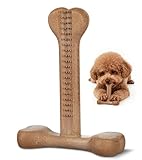 JoviQ Dog Chew Toy for Aggressive Chewers T-Shaped Tough Dog Bone Toys for Small Medium Large Breed to Keep Them Busy (Small-Under 20LBS, Bacon Flavored)