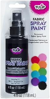 I Love To Create Tulip Fabric Spray Paint 4oz-Black, Other, Multicoloured, 118.3 ml (Pack of 1)