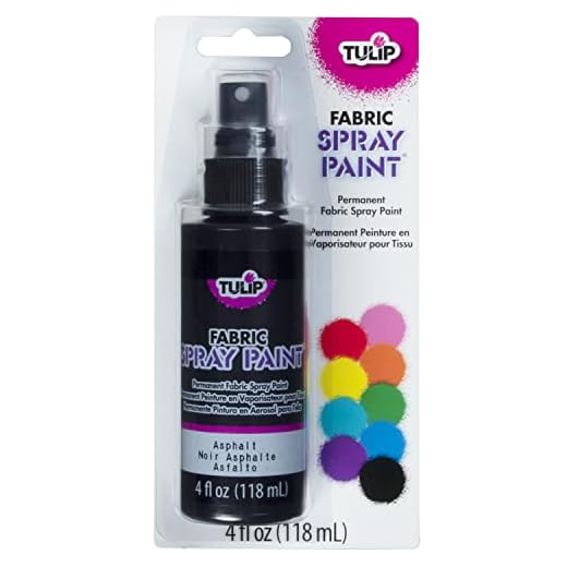 Tulip Fabric Spray 26568 SOP 4Oz Asphalt, 4 Fl Oz (Pack of 1), As Detailed