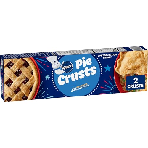 Pillsbury Premade Refrigerated Pie Crust, Two Pie Crusts, 14.1 oz