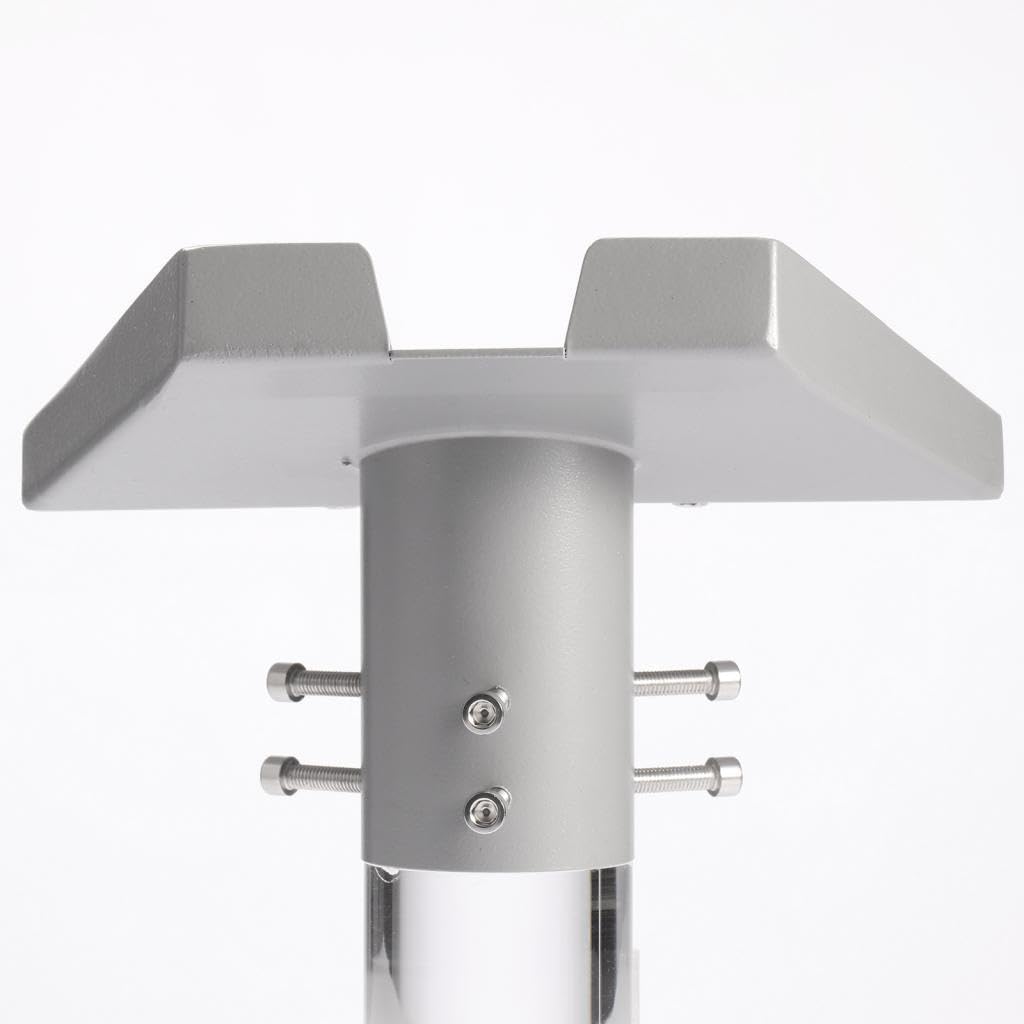 Support de Montage Adaptateur pour Tuyau Accessoire Montage Antenne Kit Support sur Toit Inclinaison et Rotation Complète Aluminium Robuste