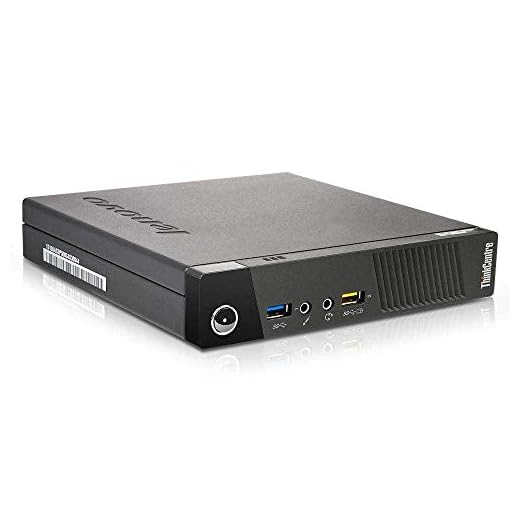 Lenovo ThinkCentre M93p Tiny USDT - Disco duro interno (procesador Intel Core i5 de 512 GB, memoria RAM de 16 GB, Windows 10 Pro MAR con conexión Wi-Fi)