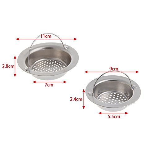 Filtro para fregadero de cocina en acero inoxidable miniatura 6