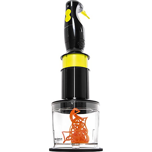 Spiralizer Cadence 2 Em 1, Mixer E Cortador Elétrico Espiral, Amarelo, 110V, SPR100