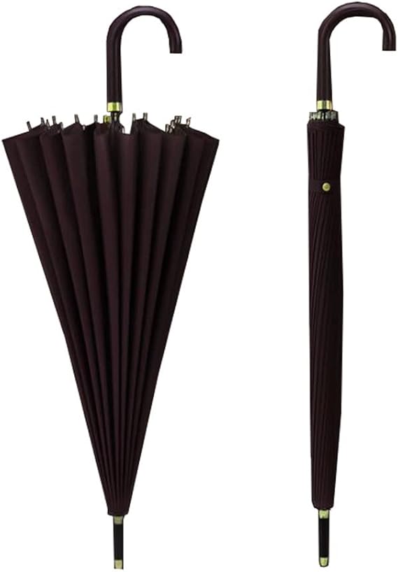 Amazon 傘 メンズ 長傘 24本骨 丈夫 長傘 大きい メンズ レディース かさ ワンタッチ 雨傘 シンプル 傘 紳士傘 軽量 撥水 耐風 梅雨対策 コーヒー 長傘 通販