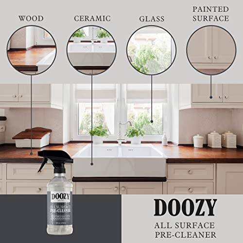 Doozy All Surface Pre-Cleaner - Pre Treatment To Easily Remove Built Up Grease, Grime, Dirt, Wax & Oil On Furniture, Wood, Glass, Plastic, Metal, Ceramic & Household Surfaces - 16 Ounce #TOP3