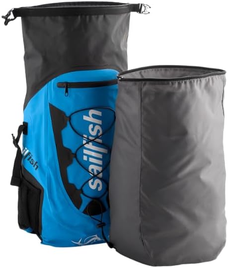 Sailfish® Waterproof Backpack Barcelona 36L Wasserdichter Rucksack für Training Arbeit & Pendeln Rolltop-Rucksack mit Drybag-Funktion Sportlicher Alltagsrucksack für Schwimmen & Triathlon
