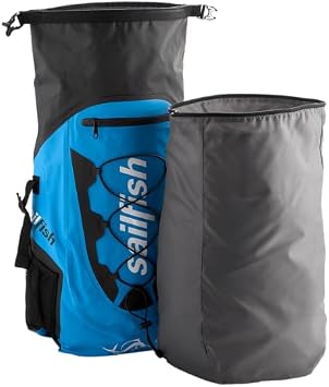 Sailfish® Waterproof Backpack Barcelona 36L Wasserdichter Rucksack für Training Arbeit & Pendeln Rolltop-Rucksack mit Drybag-Funktion Sportlicher Alltagsrucksack für Schwimmen & Triathlon