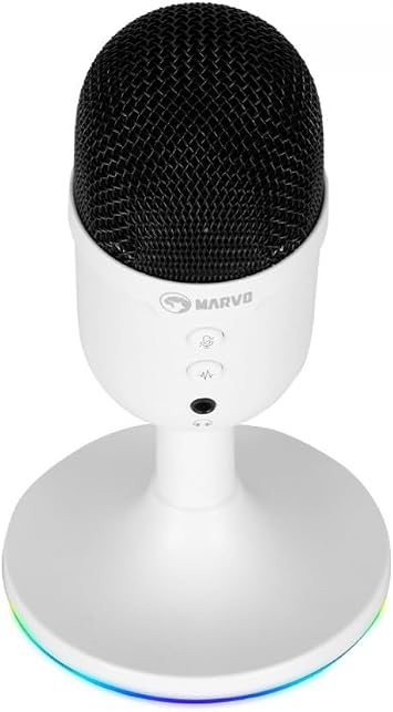 MARVO MIC-06 WH Wired Microphone