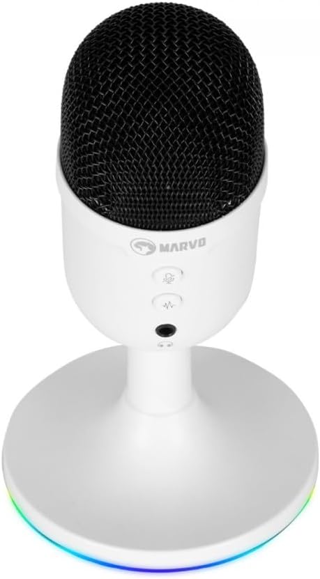 MARVO MIC-06 WH Wired Microphone