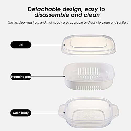 Arroz,Panela Arroz Microondas Com Coador - Caixa arroz sub-embalada, panela arroz -ondas com filtro