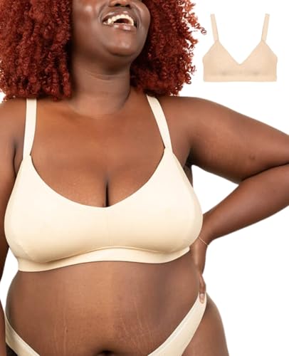 Image of Subset Triangle Soft Bra - Organic Cotton, Wireless, Breathable, Supportive, Regular & Extra Cup Room, Elevated Essentials