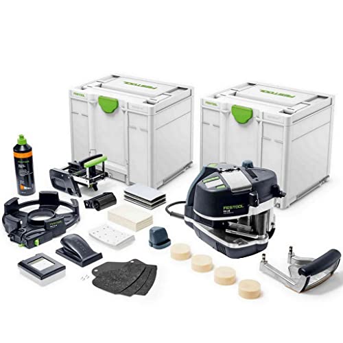 Preisvergleich Produktbild Festool Kantenanleimer KA 65-Set CONTURO (mit Führungstisch, EVA-Kleber, Schleifstreifen, Schleifklotz, Kappgerät, Ziehklinge, Laufsohle, Polierfilz, Schleifvlies, Poliermittel), im Systainer