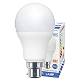 Long Life Lamp Company 3 Pin BC3 Light Bulb LED 10w Cool White 6500 Kelvin Energy Saving Non Dimmable 240v High Brightness