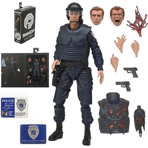 Robo Cop Alex Murphy Figure, 7-Inch, OCP Uniform, Made by NECA, Movie Goods