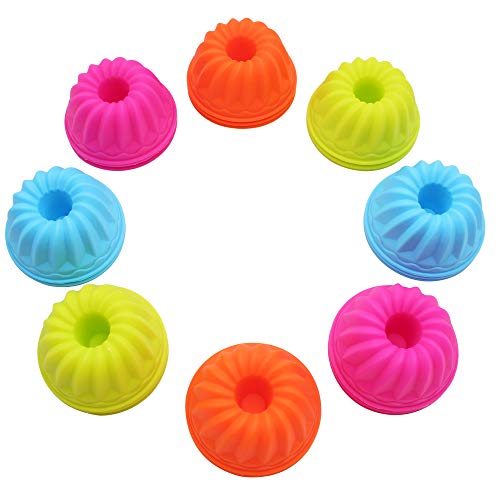 To encounter 24Pack Silicone Baking Cups, Pumpkin Silicone Baking Cake Molds, Nonstick Cupcake Liners, Bpa Free Fancy Dessert Tray - Jelly and Muffin Cups