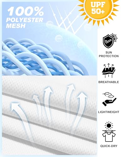 Men's Long Sleeve Shirts UPF 50+ UV Sun Protection Rash Guard Shirt Lightweight Dri Fit Casual Athletic Running Workout Tops2