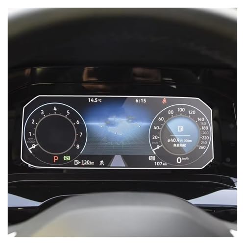 Film protecteur d'écran LCD anti-rayures en verre trempé pour VW Golf 8 2021