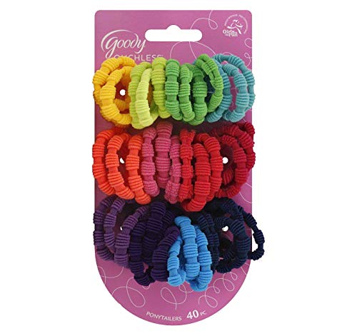 Goody Ribbed Ponytail Holders, 40 ct.