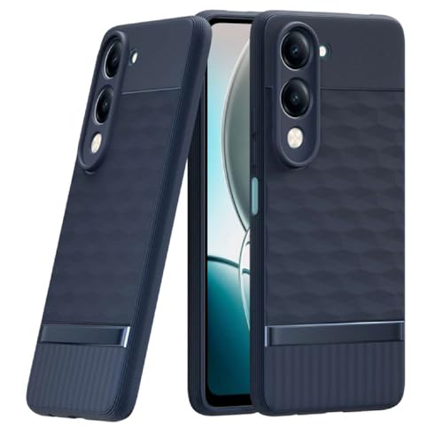 Image of Shockproof Case for Vivo Y19 / U3 / U20 | Full Camera Protection | TPU Flexible Back Cover for Vivo Y19 / U3 / U20 (Steel Blue)