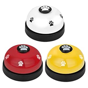 Hondentrainingsbel, maxin Set van 3 hond Puppy Pet Zindelijkheidstraining Bells, Dog Training Bells for Door Small Dog Cat, Dog Training Bell to go to buiten, Interactief speelgoed Pet Tool Communicatieapparaat
