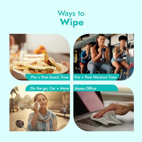 Image of Claret Refreshing Wet Wipes With Aloe Vera & Mint For Face & Body | 25 Pulls | 100% Ultra Purified Water | pH Balanced & Alcohol-Free (Pack of 6)