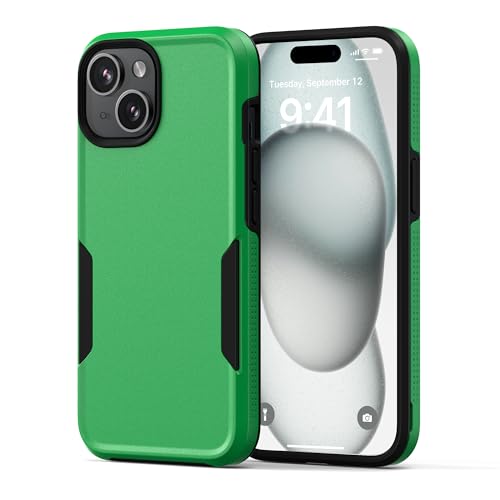 Image of NTG【2023 New compatible for iPhone 15 Case, Heavy-Duty Tough Slim Shockproof [Military Grade Protection] Phone Case for iPhone 15 (6.1 Inch), Forest Green